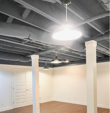 How To Paint An Unfinished Basement Ceiling 4 Easy To Follow Steps The Tool Geeks