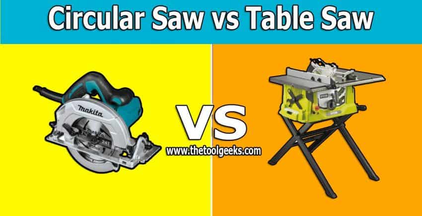 The circular saw and the table saw are used a lot by woodworkers. If you are a professional you can use one for the other job. If you are not then you have to own these two. The main difference between the circular saw vs table saw is the body. The circular saw comes with a portable body while the table saw comes with a stationary body.