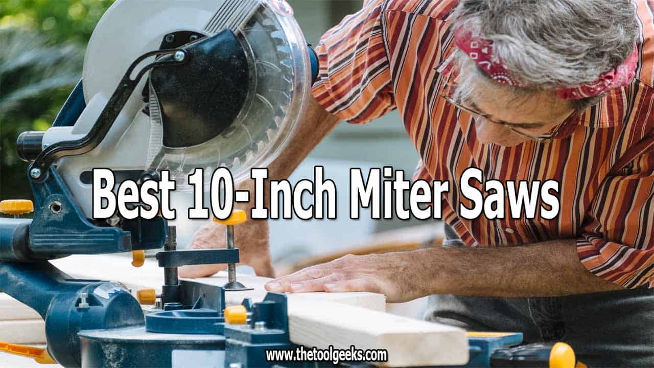 If you are looking for a small miter saw then you should go for a 10-inch one. These miter saws are small yet powerful to get through any material. If you don't have one, then you should check our best 10-inch miter saws list.