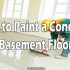 How to Paint a Concrete Basement Floor (& What Paint Type To Use)?