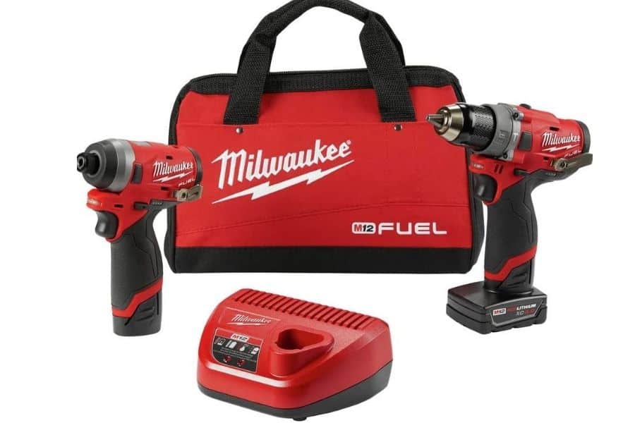 Milwaukee-Tool-2598-22-M12-FUEL2-Pc-Kit-12-Hammer-Drill-14-Impact-Driver
